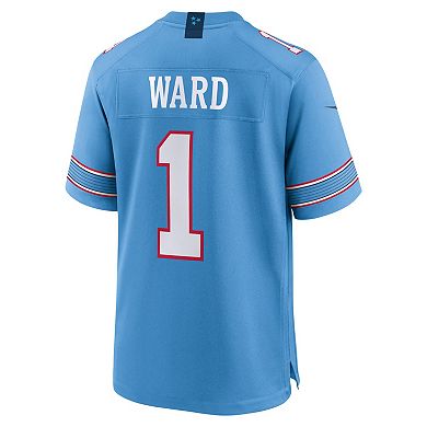 Men's Nike Cameron Ward Light Blue Tennessee Titans Game Jersey