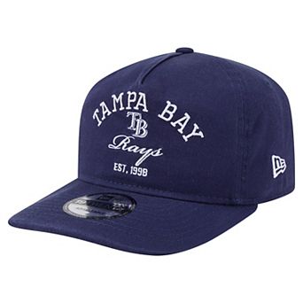 Men's New Era Navy Tampa Bay Rays Stacked 19TWENTY Adjustable Hat