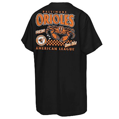 Youth Mitchell & Ness Black Baltimore Orioles Cooperstown Concession T-Shirt