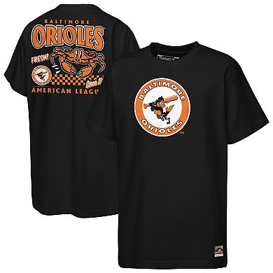 Youth Mitchell & Ness Black Baltimore Orioles Cooperstown Concession T-Shirt