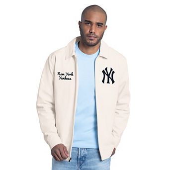 Men's Starter White New York Yankees Franchise Lightweight Full-Zip Jacket