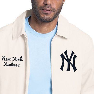 Men's Starter White New York Yankees Franchise Lightweight Full-Zip Jacket