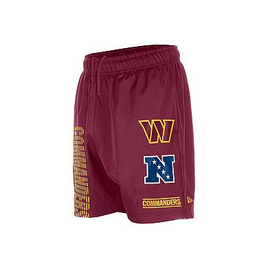 Men's New Era Burgundy Washington Commanders Match Shorts