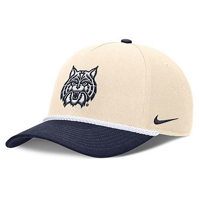 Unisex Nike Natural Arizona Wildcats 2026 Primetime Natural 5-Panel Rope 2-Tone Rise Hat