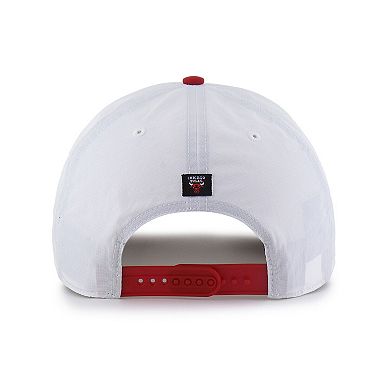 Men's '47 White Chicago Bulls brrr Condor Two-Tone Hitch Rope Adjustable Hat