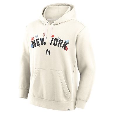 Men's Fanatics Cream New York Yankees Bloom Hoodie