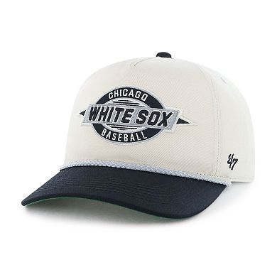 Men's '47 Natural Chicago White Sox Frame Out Hitch Adjustable Hat