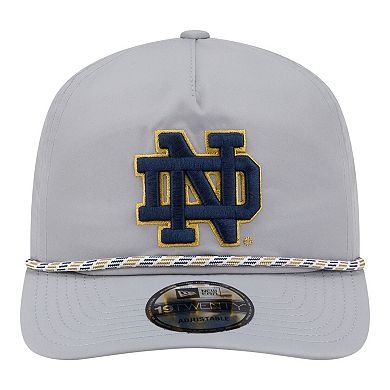 Men's New Era Gray Notre Dame Fighting Irish 19TWENTY Adjustable Hat