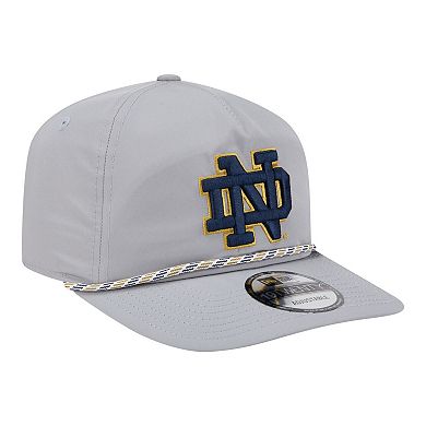 Men's New Era Gray Notre Dame Fighting Irish 19TWENTY Adjustable Hat