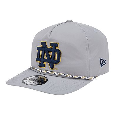 Men's New Era Gray Notre Dame Fighting Irish 19TWENTY Adjustable Hat