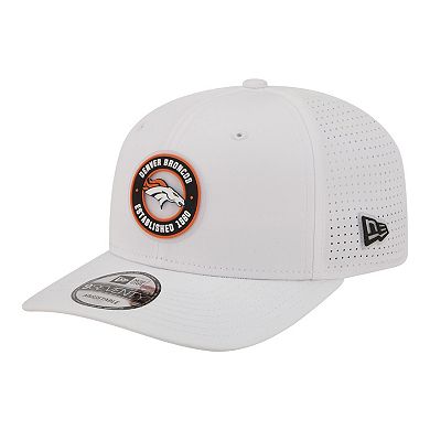 Men's New Era White Denver Broncos COOLERA 9SEVENTY Adjustable Hat