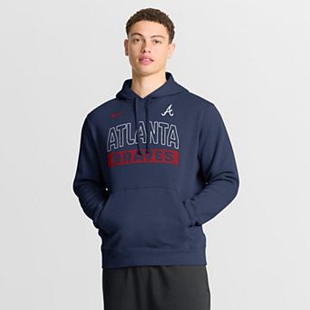 Men's Nike Navy Atlanta Braves Primetime Club Hoodie