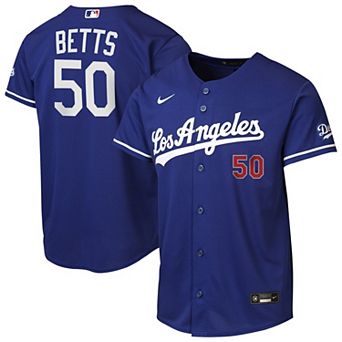 Youth Nike Mookie Betts Royal Los Angeles Dodgers Alternate Stadium Jersey