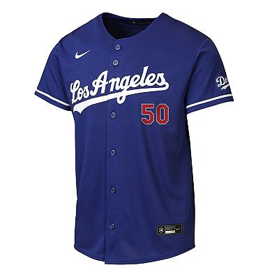 Youth Nike Mookie Betts Royal Los Angeles Dodgers Alternate Stadium Jersey