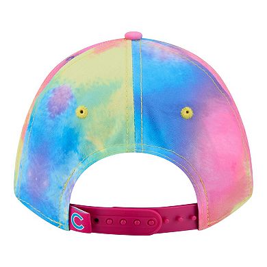 Toddler New Era Chicago Cubs Tie Dye M-Crown A-Frame 9FORTY Adjustable Hat