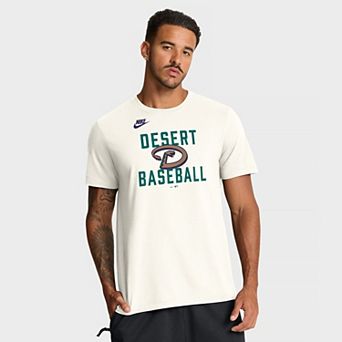 Men's Nike Cream Arizona Diamondbacks Cooperstown Collection ‘70s Inspired T-Shirt