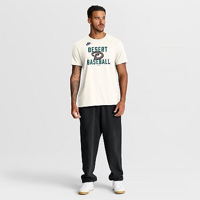 Men's Nike Cream Arizona Diamondbacks Cooperstown Collection 70s Inspired T-Shirt