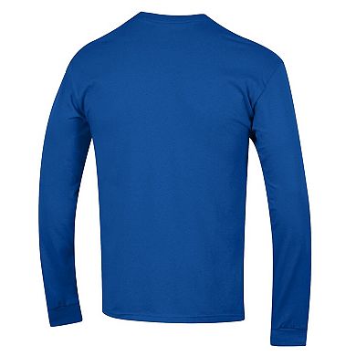 Men's Champion Royal Buffalo Sabres Long Sleeve Jersey T-Shirt