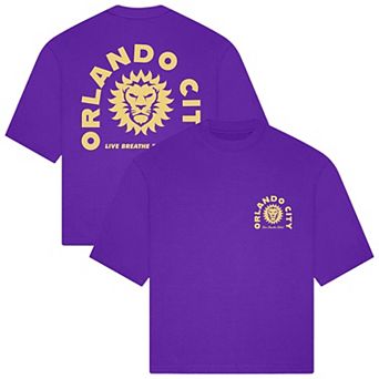 Unisex Live Breathe Futbol Purple Orlando City SC Tunnel T-Shirt