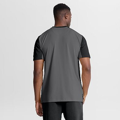 Men's Fanatics Gray LAFC Striker Henley Shirt