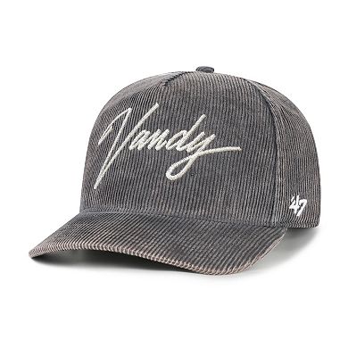 Men's '47 Gray Vanderbilt Commodores Vault Reclaim Snow Wash Corduroy Hitch Adjustable Hat