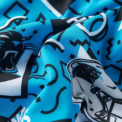 Men's Chubbies Blue Carolina Panthers Game Day Fit Classic Lined Swim Trunks