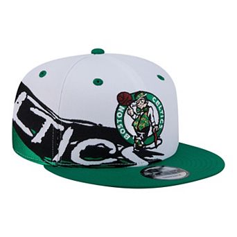 New Era White/Kelly Green Boston Celtics Swept 9FIFTY Snapback Hat