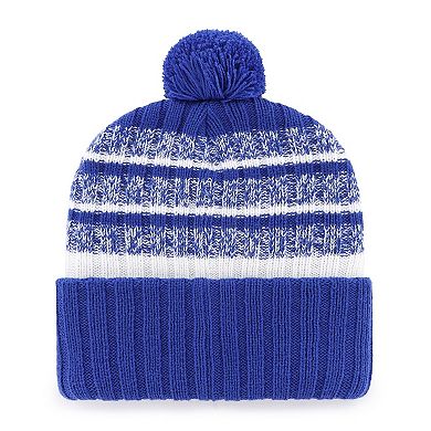 Men's '47 Royal Seattle Seahawks Region Cuffed Knit Hat with Pom