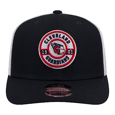 Men's New Era Navy Cleveland Guardians Active 9SEVENTY Adjustable Trucker Hat