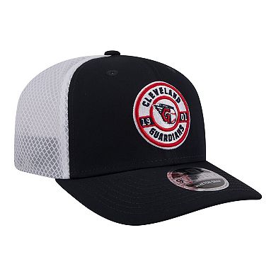 Men's New Era Navy Cleveland Guardians Active 9SEVENTY Adjustable Trucker Hat
