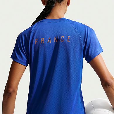 Women's Nike Blue France National Team 2026 Strike Dri-FIT Top