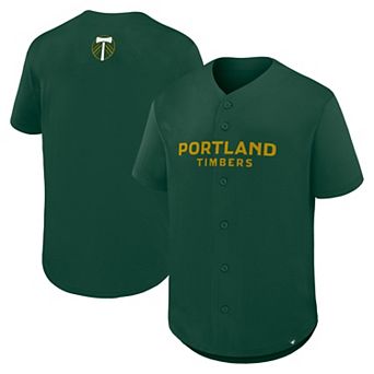 Men's Fanatics Green Portland Timbers Maximum Intensity Button-Up Jersey