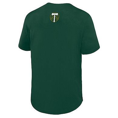 Men's Fanatics Green Portland Timbers Maximum Intensity Button-Up Jersey