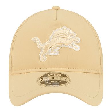 Men's New Era Tan Detroit Lions Apex 9FORTY Adjustable Hat