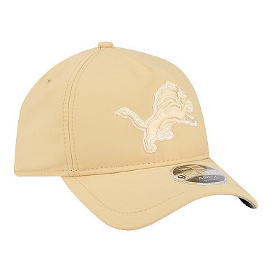 Men's New Era Tan Detroit Lions Apex 9FORTY Adjustable Hat