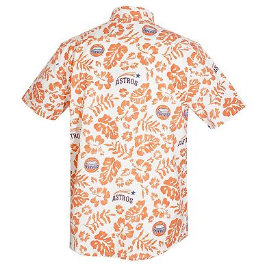 Men's Reyn Spooner Cream Houston Astros Cooperstown Pua Performance Polo