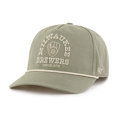 Men's '47 Olive Milwaukee Brewers Canyon Ranchero Hitch Adjustable Hat