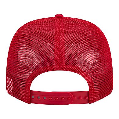 Men's New Era Red Cincinnati Reds Contest 9SEVENTY Adjustable Trucker Hat