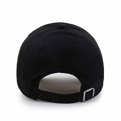 Unisex '47 Black Chicago Sky Spirited Velour Clean Up Adjustable Hat