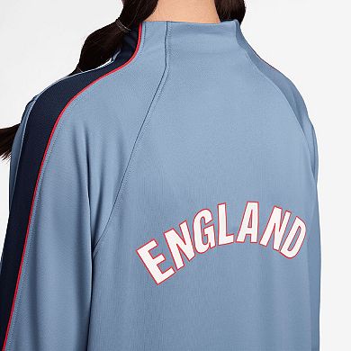 Youth Nike Blue England National Team 2026 Strike Dri-FIT Long Sleeve Quarter-Zip Drill Top