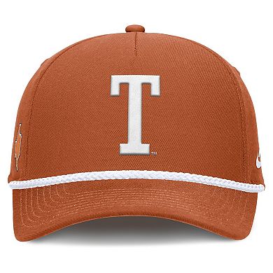 Unisex Nike Texas Orange Texas Longhorns 2026 Basketball Refresh 5-Panel Rope Rise Hat