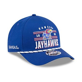 Men's New Era Royal Kansas Jayhawks Historic March Madness 9FORTY M-Crown Adjustable Hat