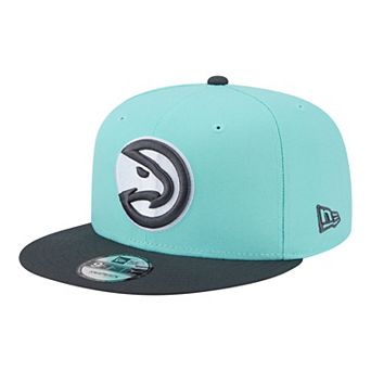 Men's New Era Turquoise/Charcoal Atlanta Hawks Color Pack Two-Tone 9FIFTY Snapback Hat