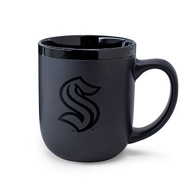 WinCraft Seattle Kraken 17oz. Black Tonal Ceramic Mug