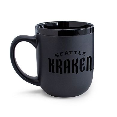 WinCraft Seattle Kraken 17oz. Black Tonal Ceramic Mug