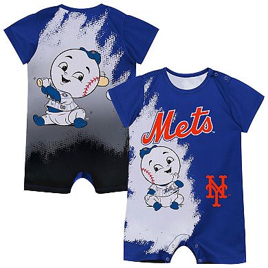 Newborn Outerstuff Royal New York Mets Baby Mascot Bodysuit