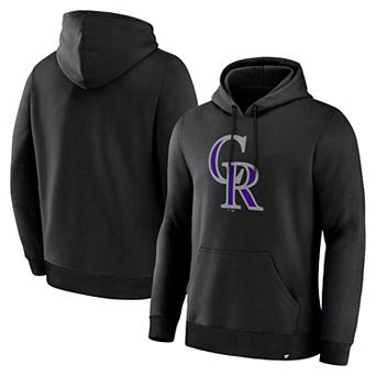 Men's Fanatics Black Colorado Rockies Primary Logo Legacy Hoodie