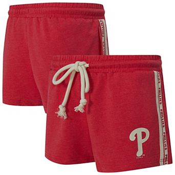 Women's Concepts Sport Red Philadelphia Phillies Birch French Terry Shorts