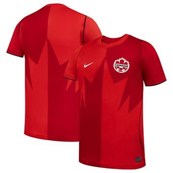 Youth Nike Red Canada Soccer 2026 Home Stadium Replica Jersey