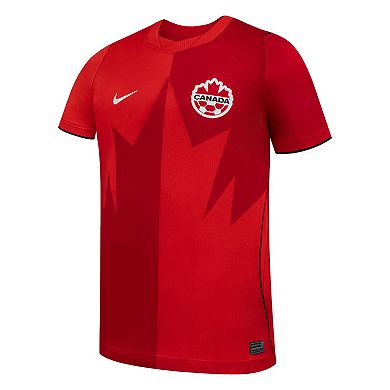 Youth Nike Red Canada Soccer 2026 Home Stadium Replica Jersey